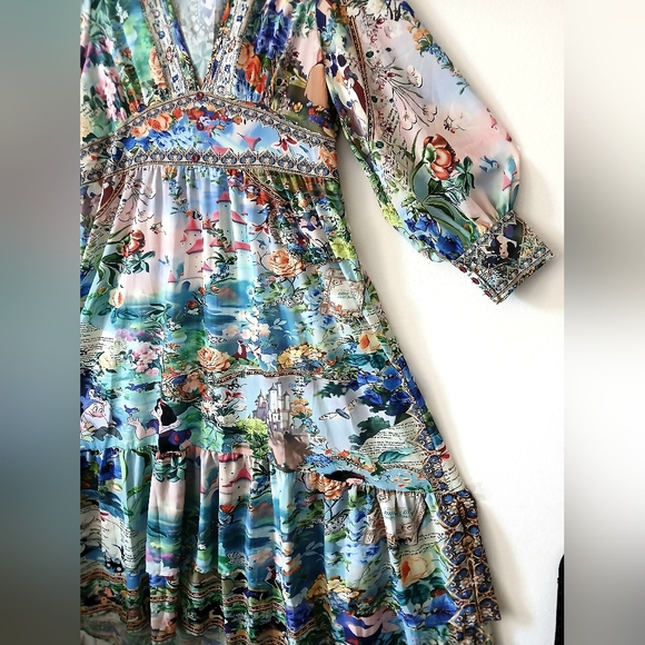 Fairytale SNOW WHITE Long MAXI DRESS Cottagecore Women's PLUS Size XL 2XL - Picture 3 of 10